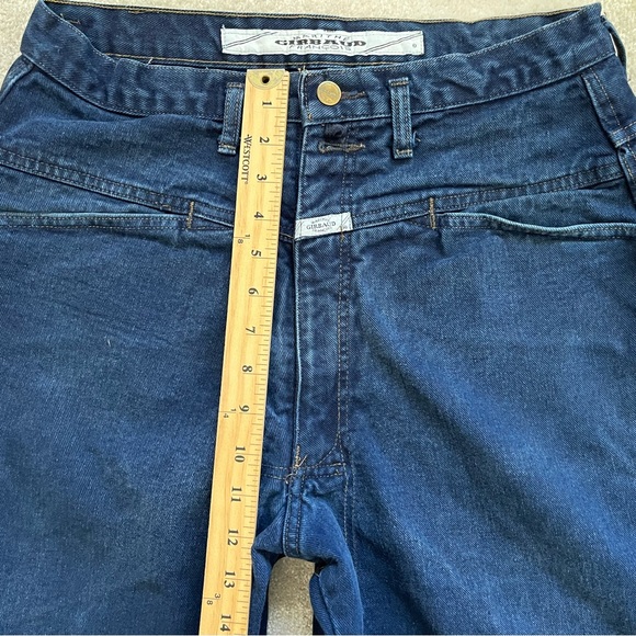 Marithe Francois Girbaud Vintage Dark Wash Jeans Size 33 80s/90s Loose Slouchy - Picture 10 of 12